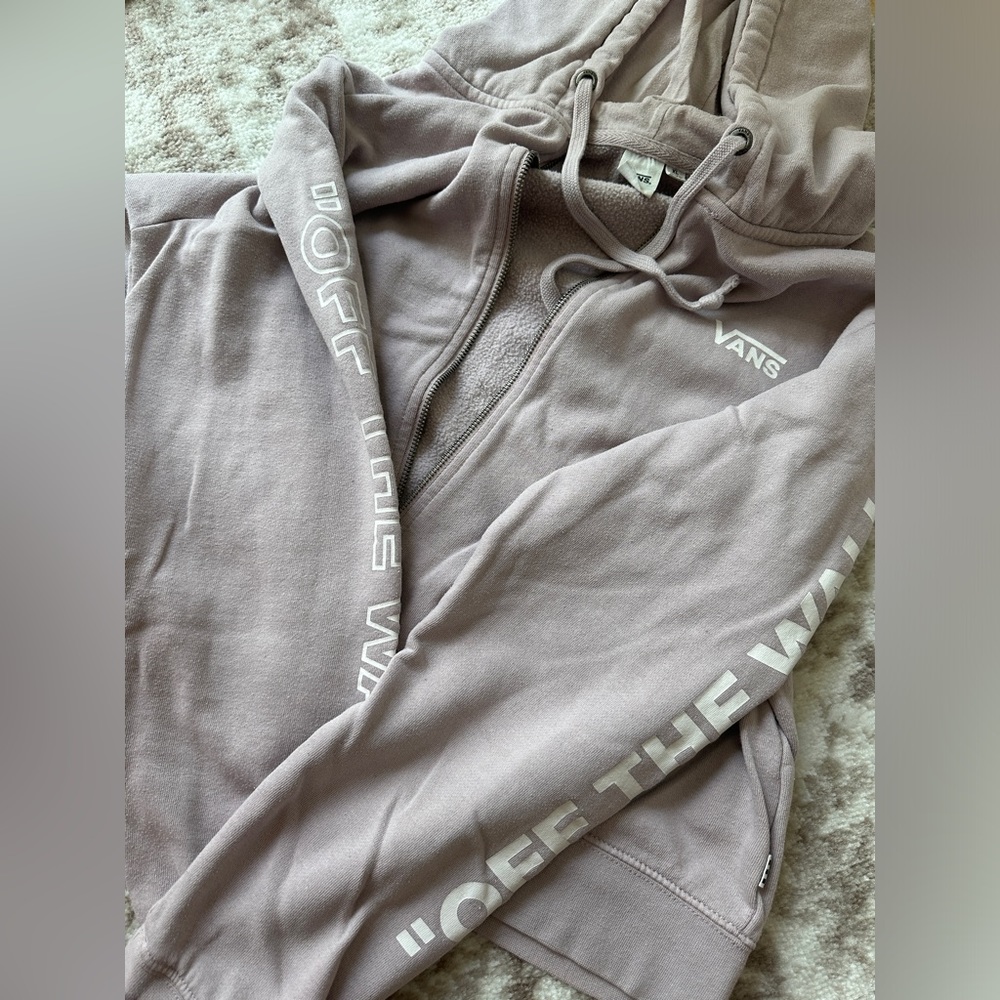 Vans “off the wave” hooded jacket (purple)